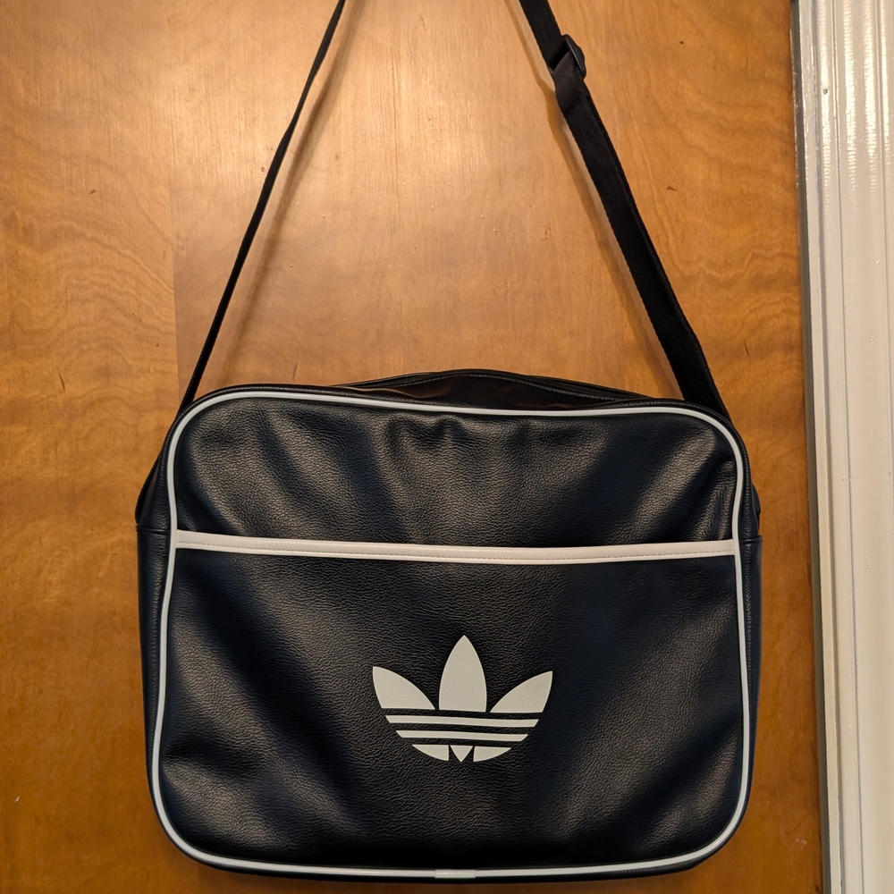 adidas Black Messenger Bag